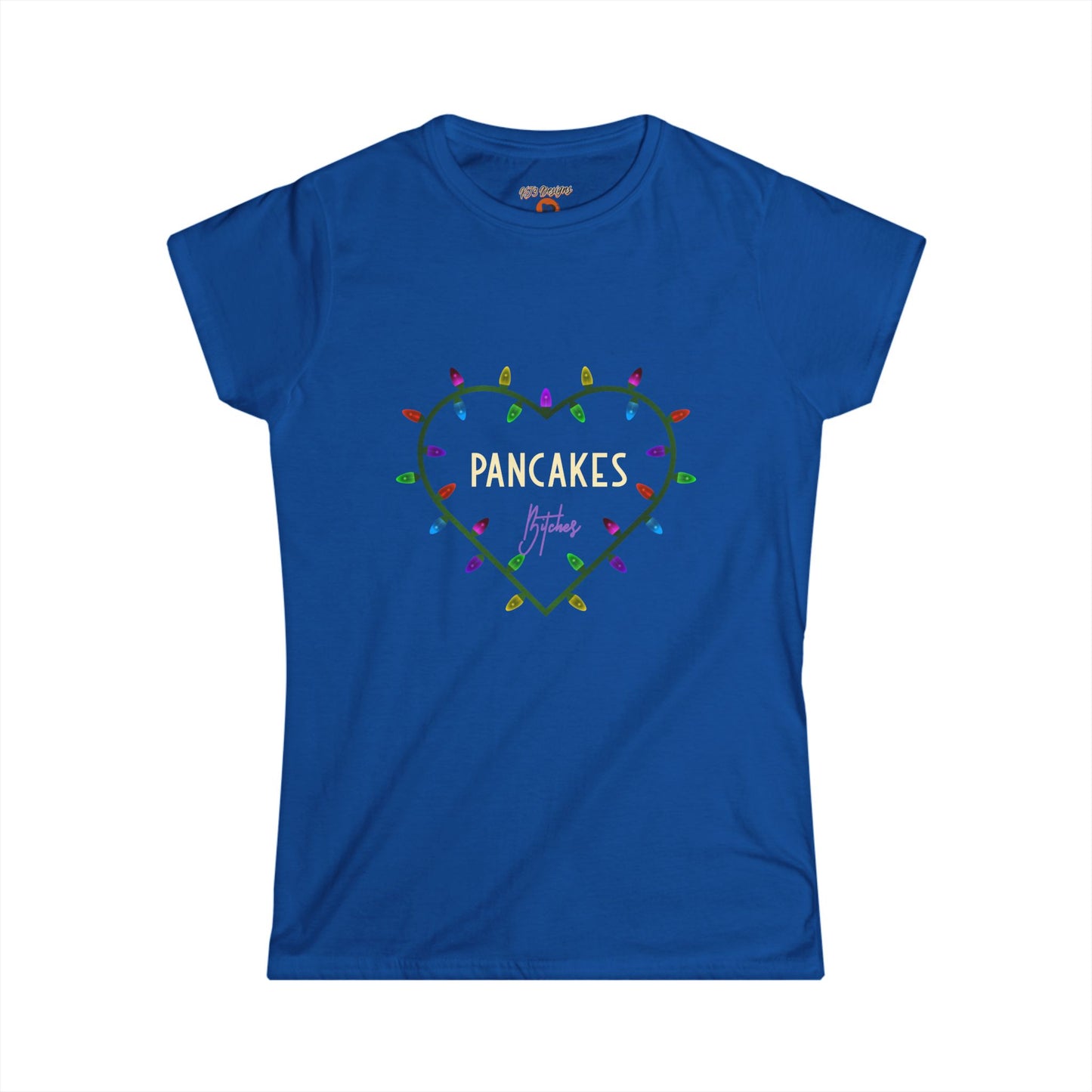 Women's Tee - Christmas Funny Pancakes Bitches